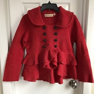 NEW Anthropologie Charlie & Robin Peplum sweater 6